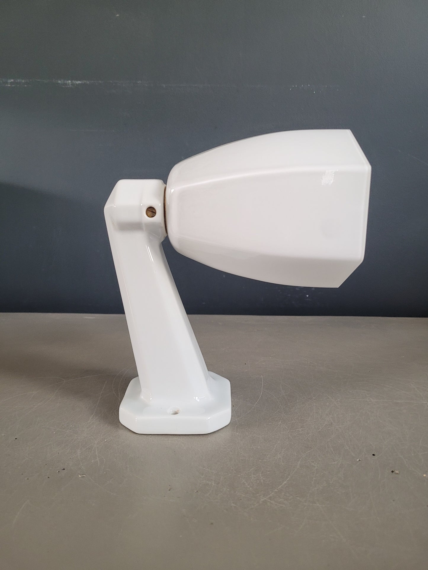 Applique en porcelaine et verre - Ref 589