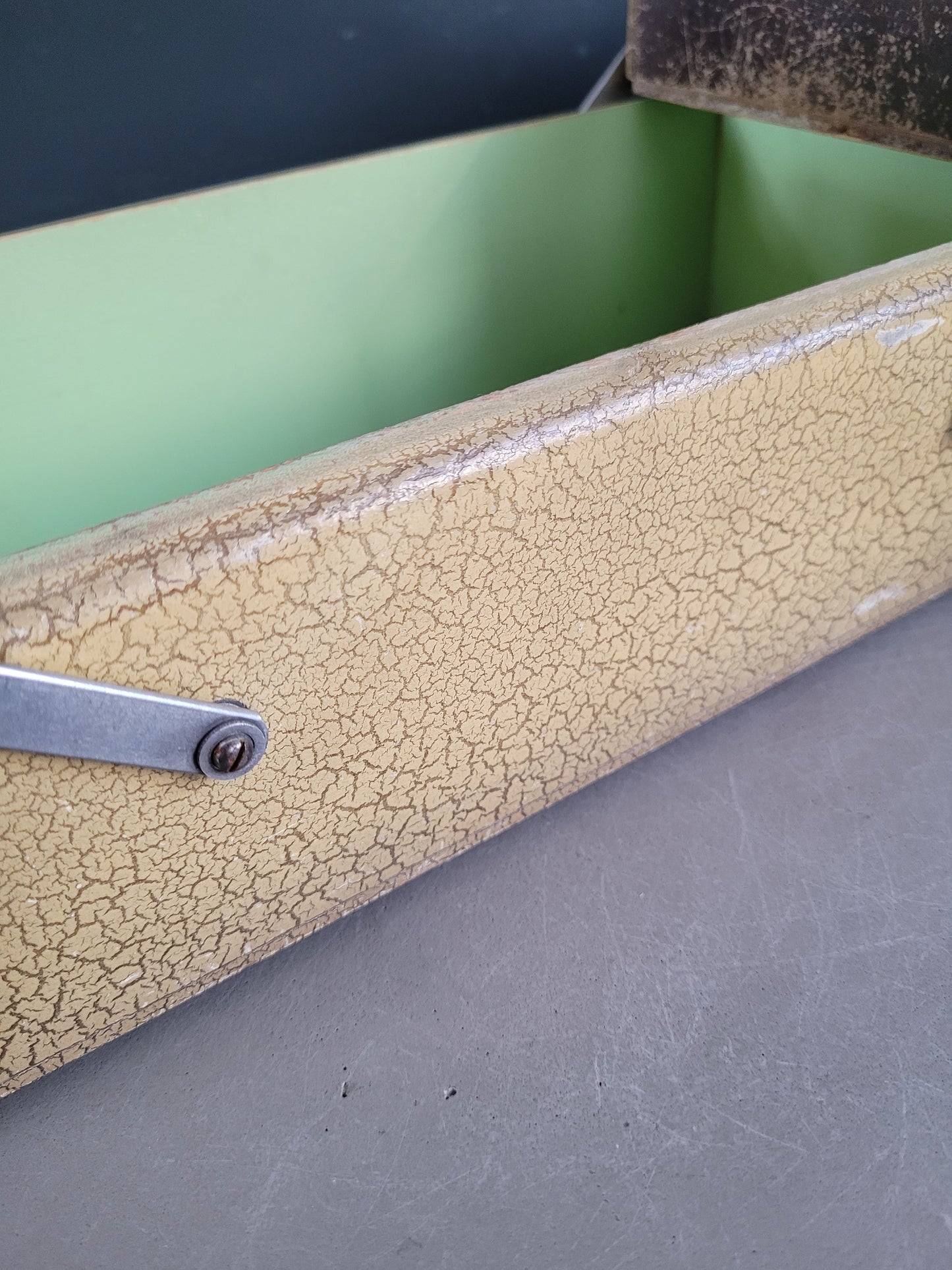 Travailleuse en bois vintage - Boîte à couture- Ref 814