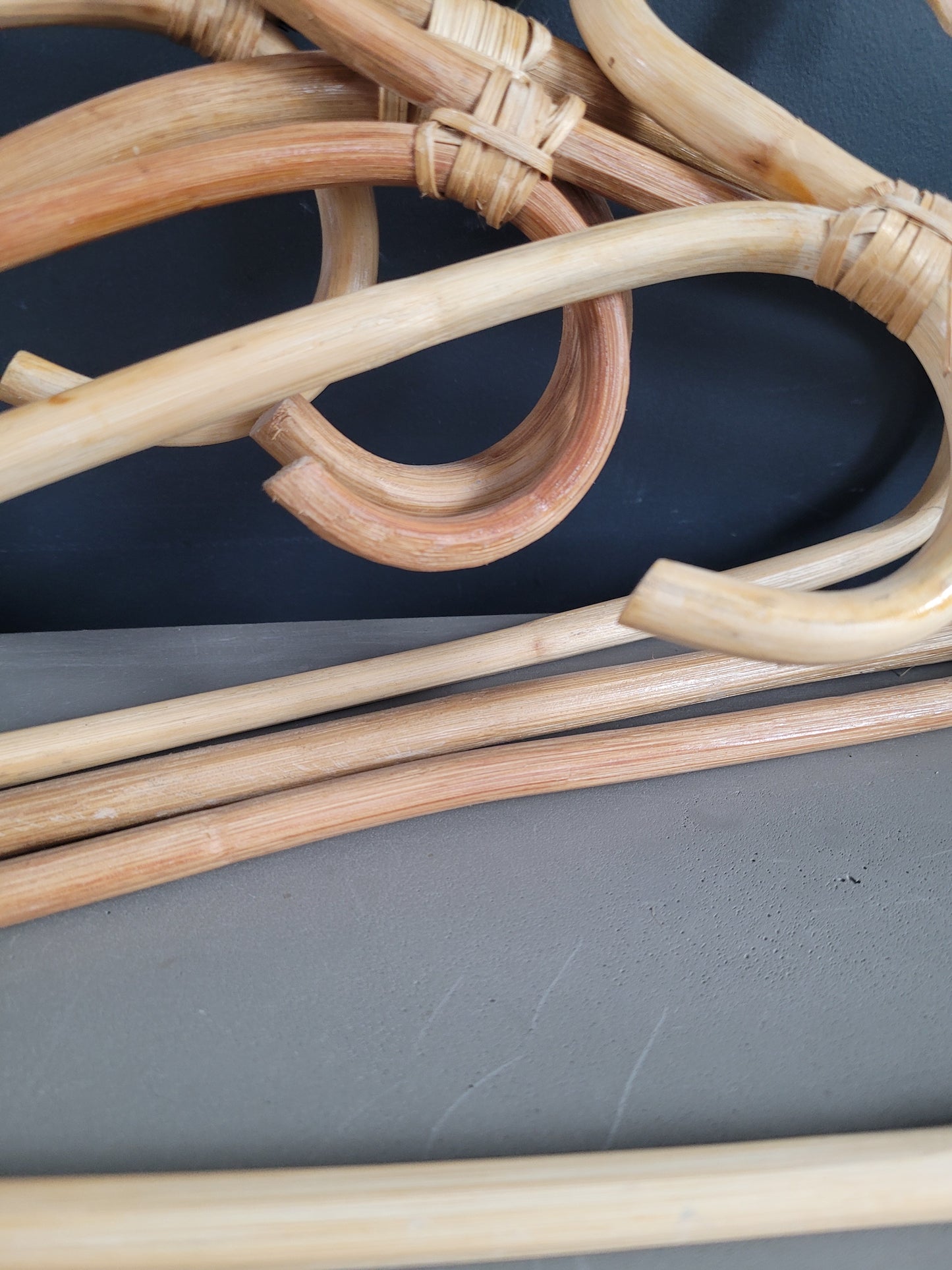 Lot de cintres en bambou - Ref 98