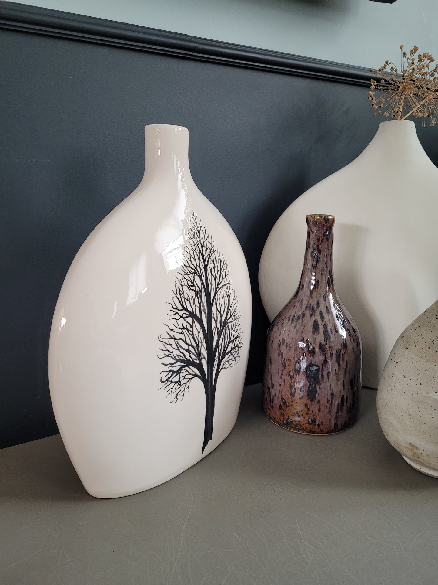 Grand vase lentille soliflore - Ref 325