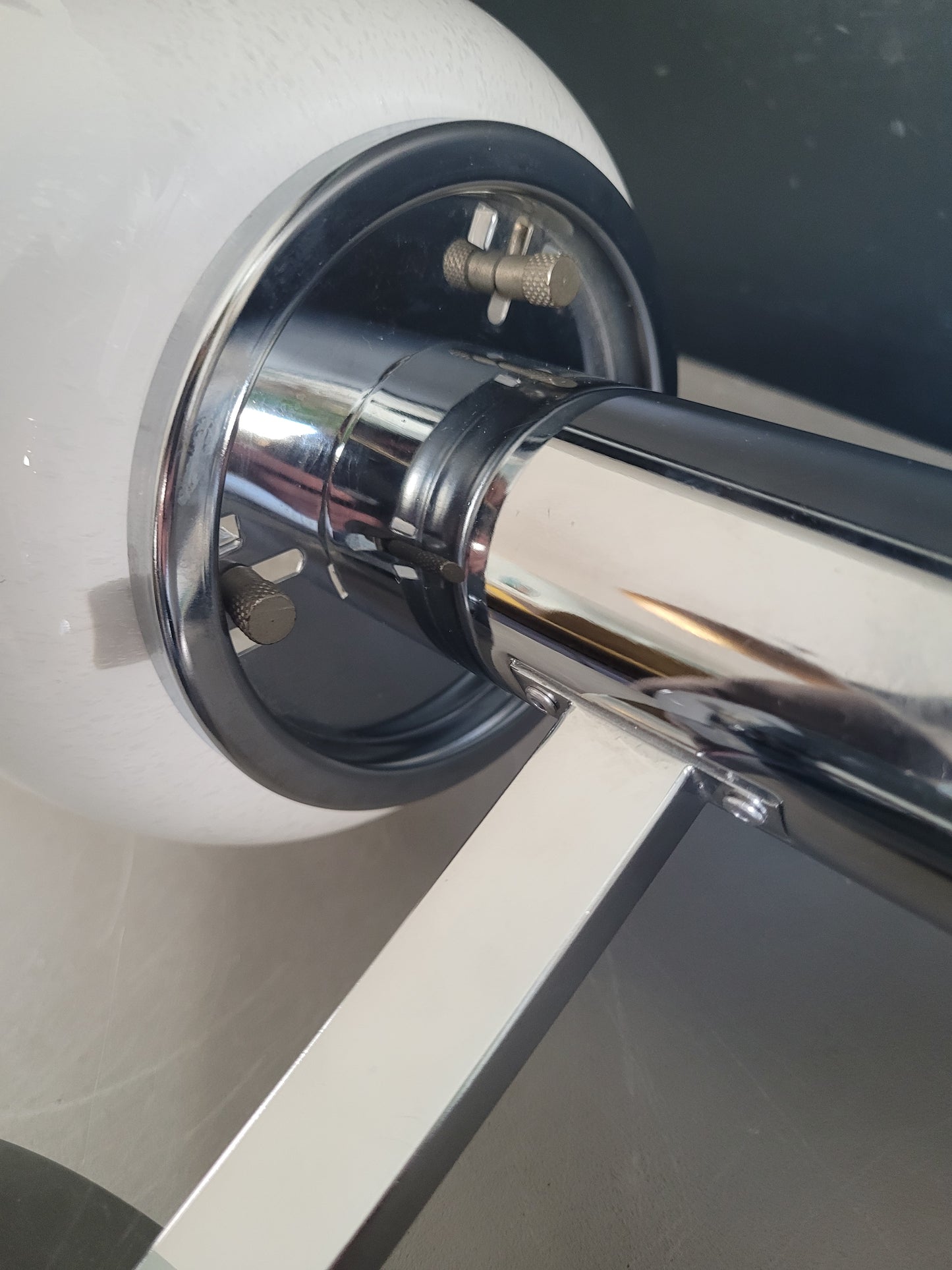 Applique Targetti Sankey globe en verre bullé bicolore - Ref 856