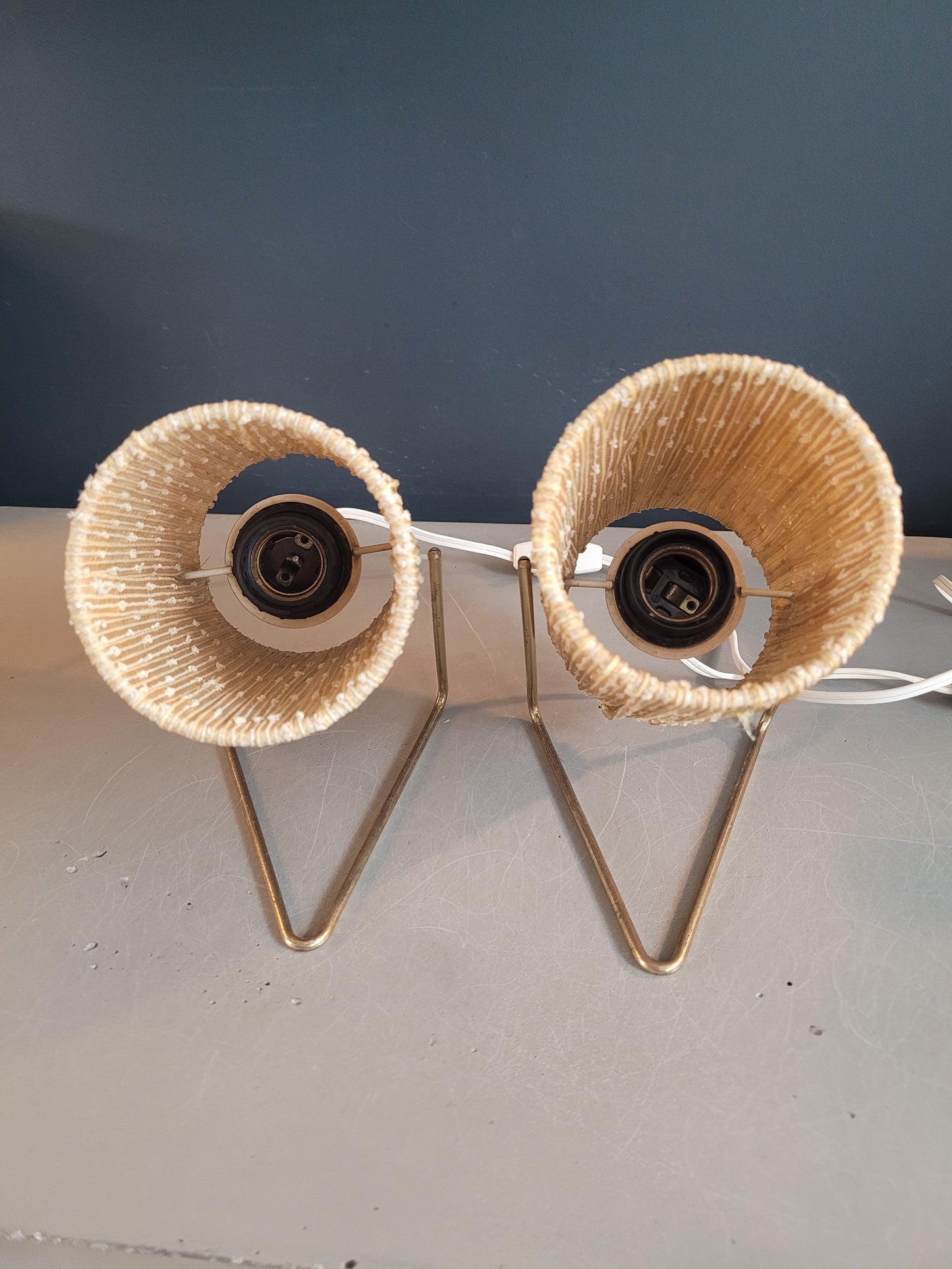 Paire de lampes orientables vintage - Ref 528