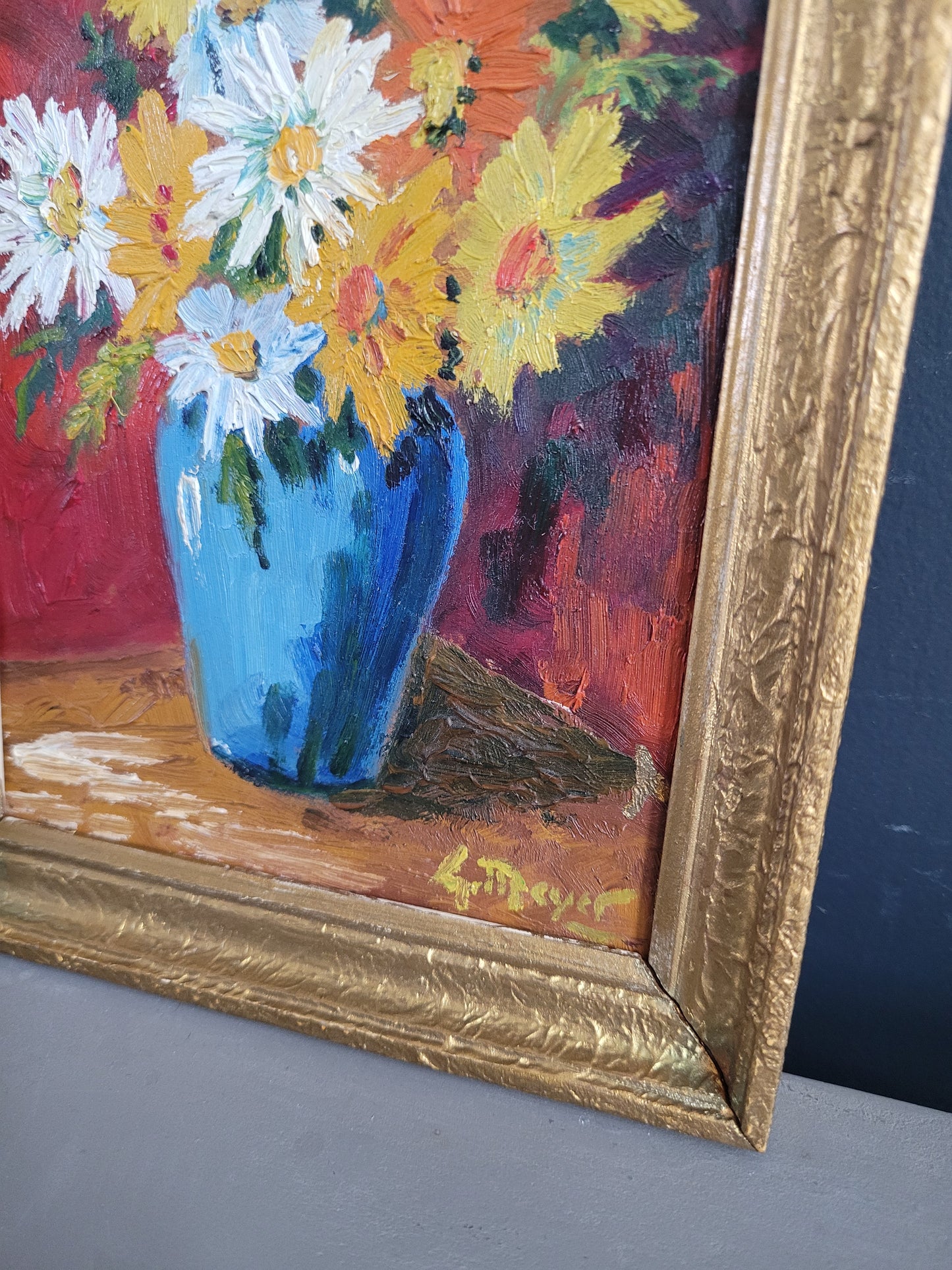 Tableau ancien huile sur bois - Ref 303