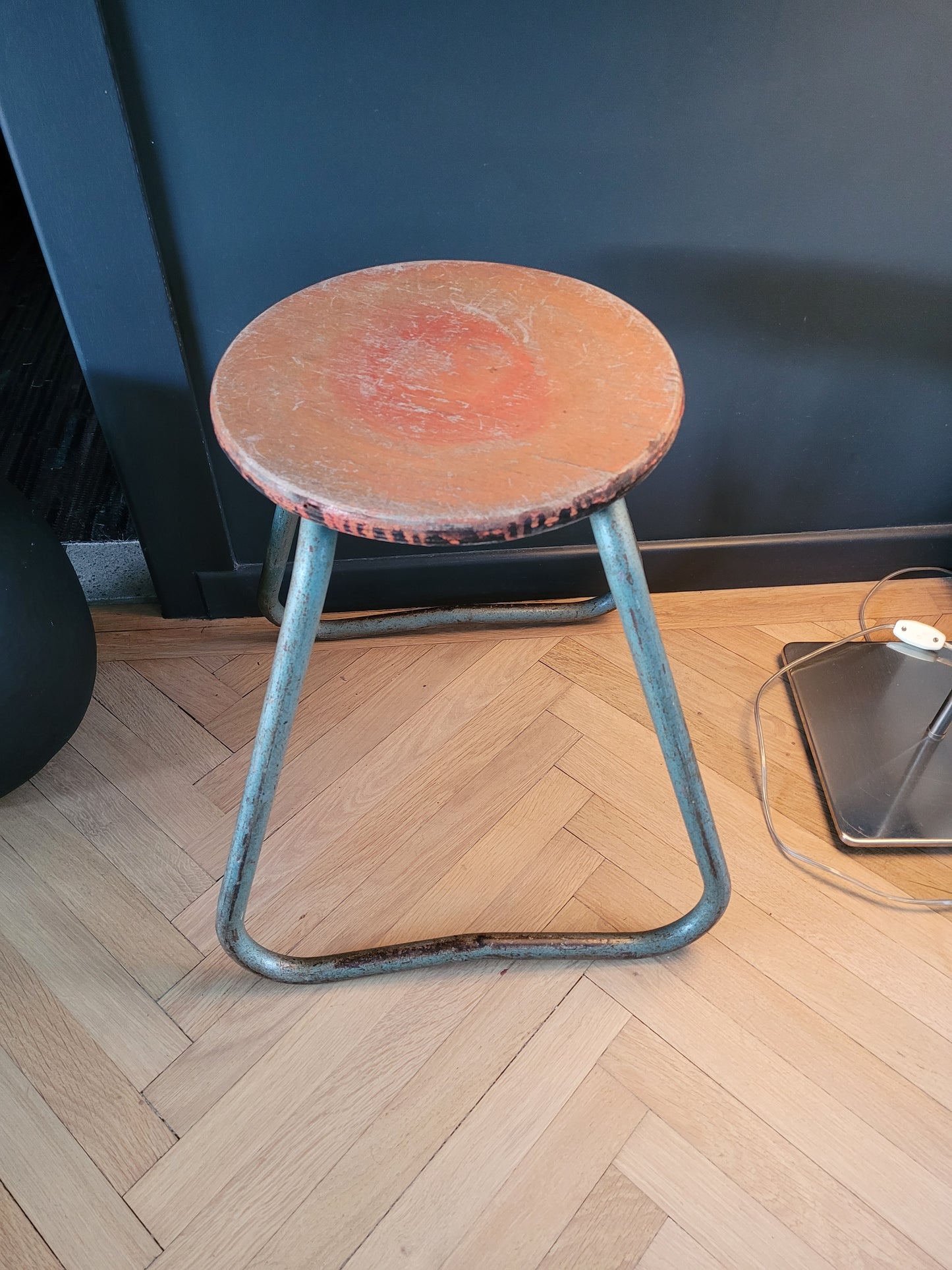Tabouret d'atelier vintage - Ref 491