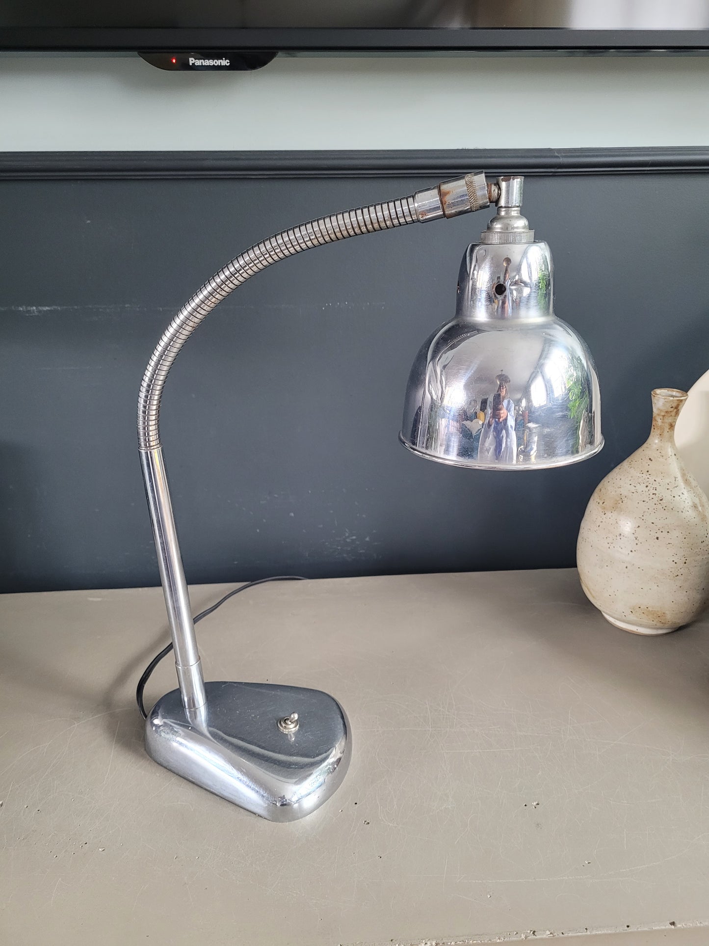 Lampe du bureau articulée chromée- Ref 538