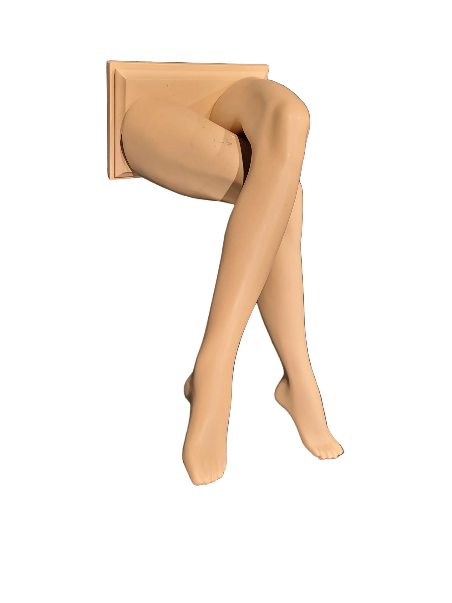 Paire de jambes croisées - Présentoir de bas mural pour magasin - Ref 836