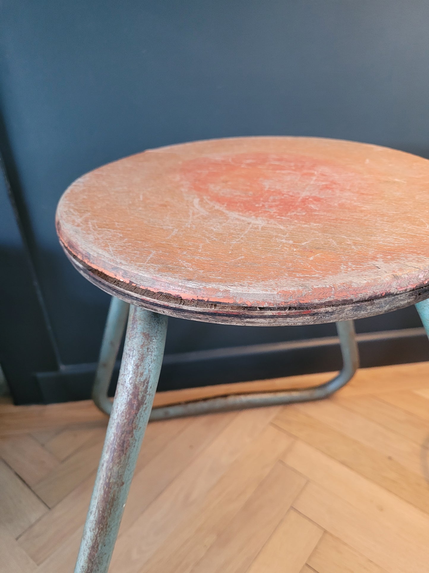 Tabouret d'atelier vintage - Ref 491