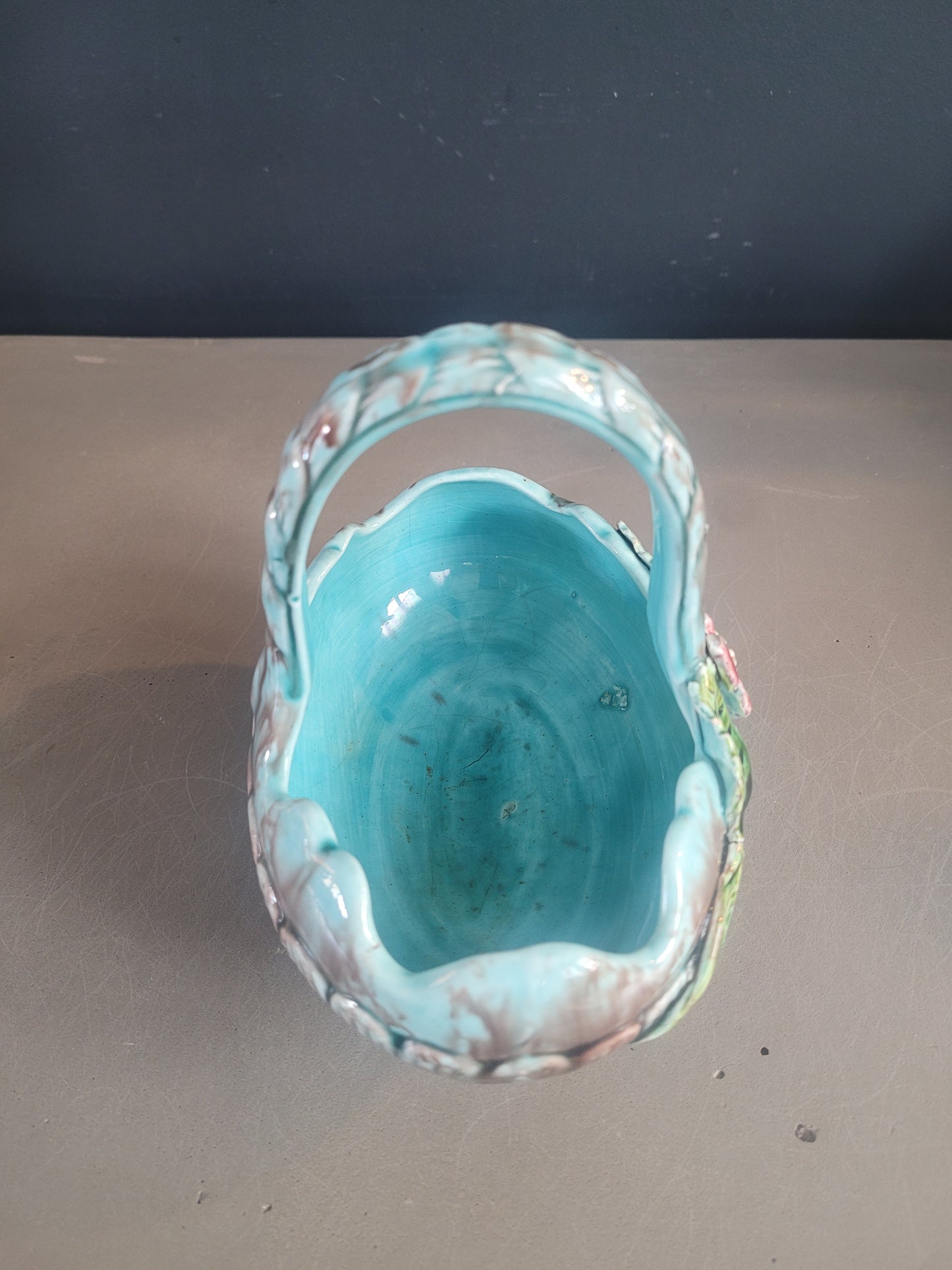 Pot panier en barbotine - Ref 320