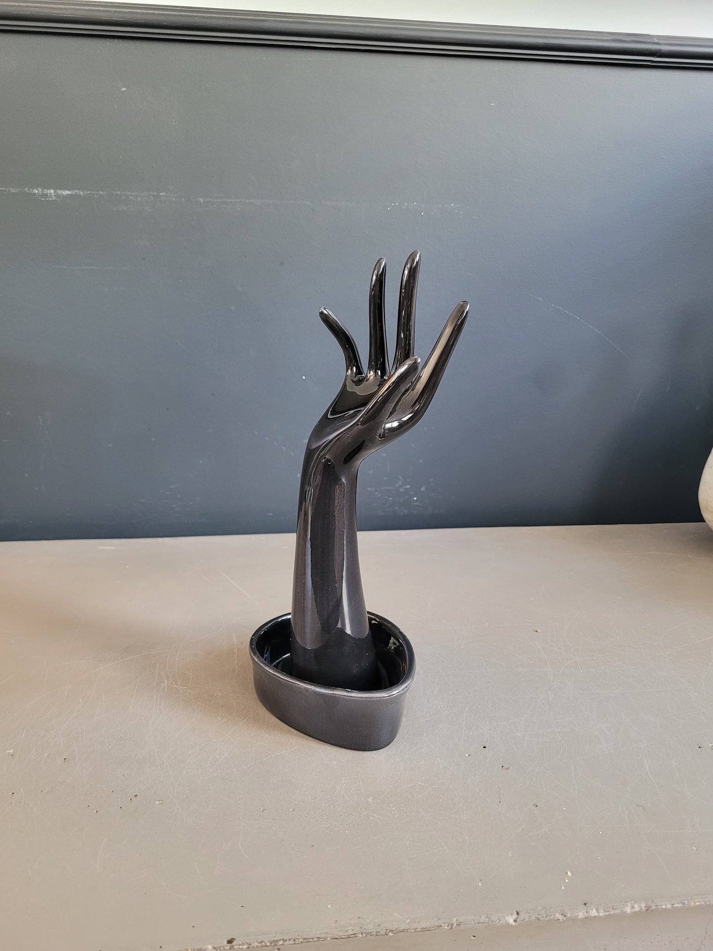 Baguier main vide-poche en porcelaine - Ref 645