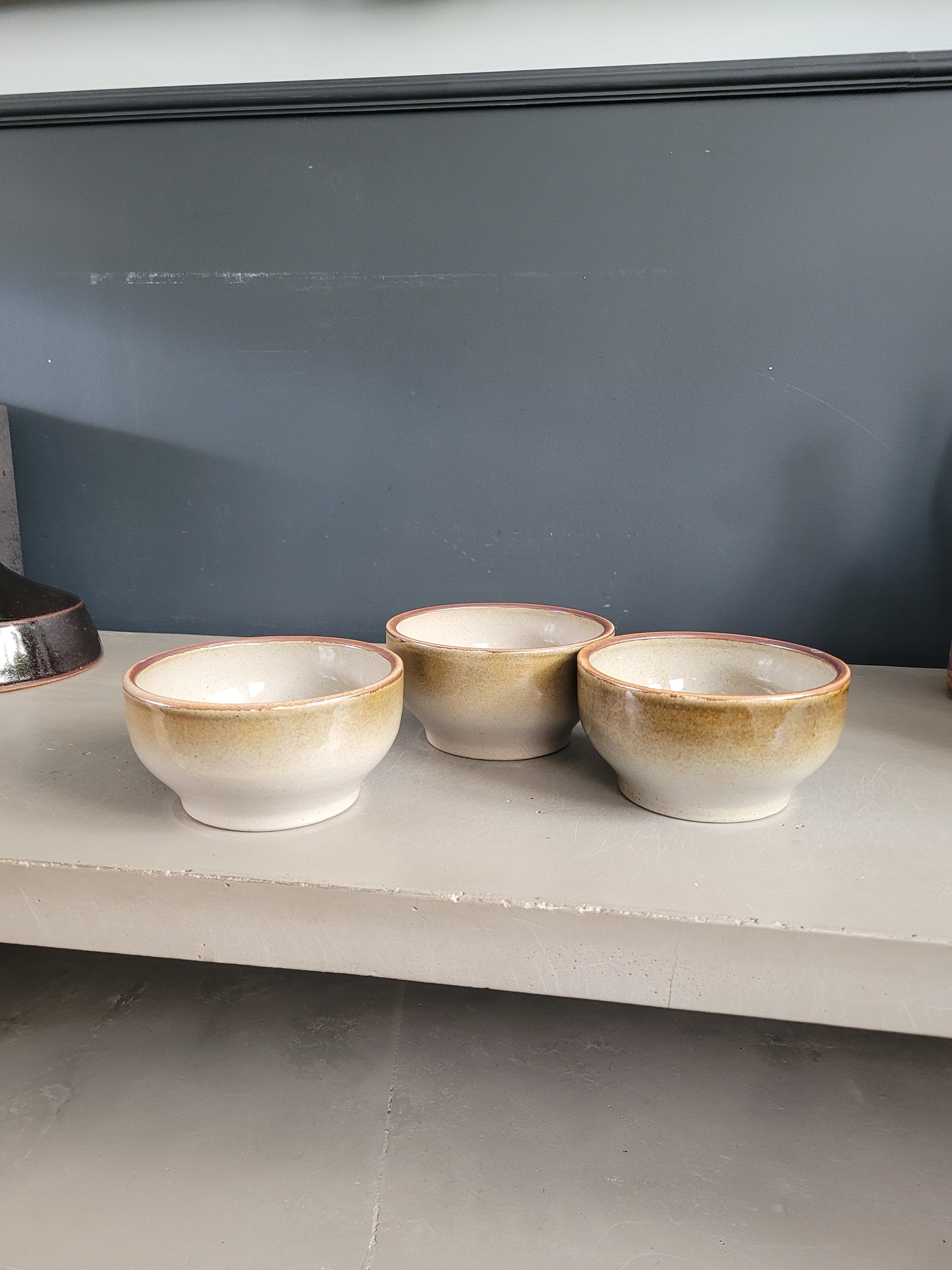 Trio de bols vintages en grès- Ref 318