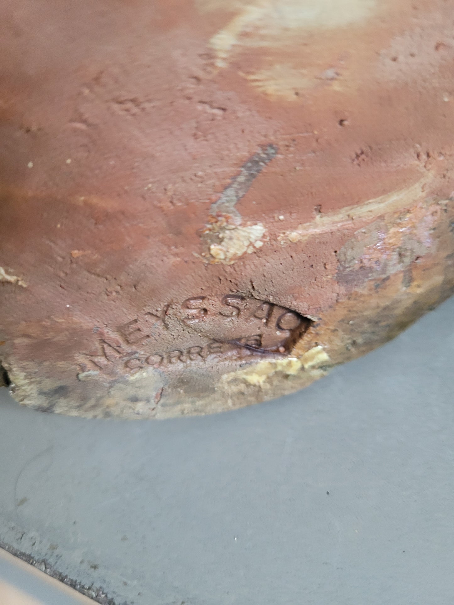 Paire de mugs en terre cuite - Meyssac Corrèze- Ref 492