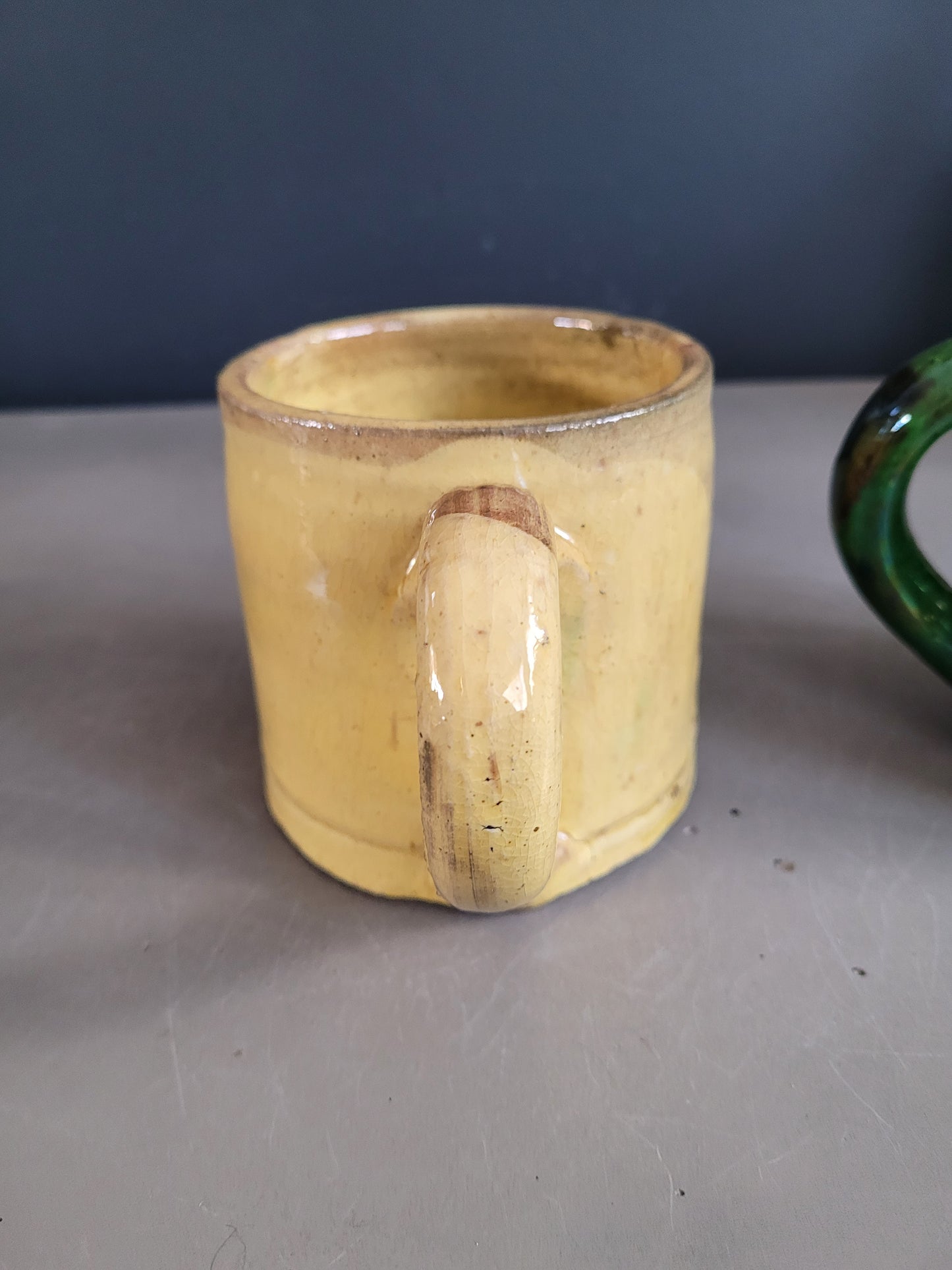 Paire de mugs en terre cuite - Meyssac Corrèze- Ref 492