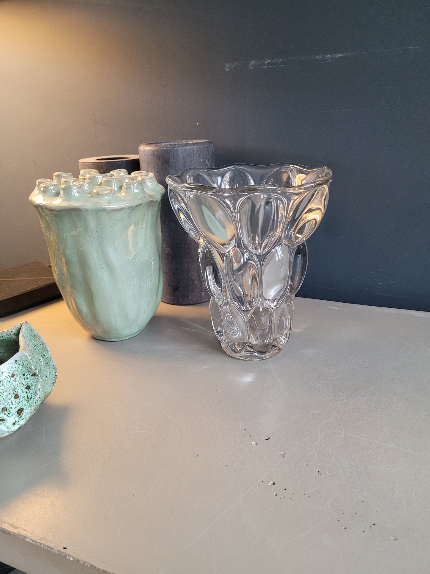 Vase en cristal de Sèvres modèle Etrusque - Ref 838