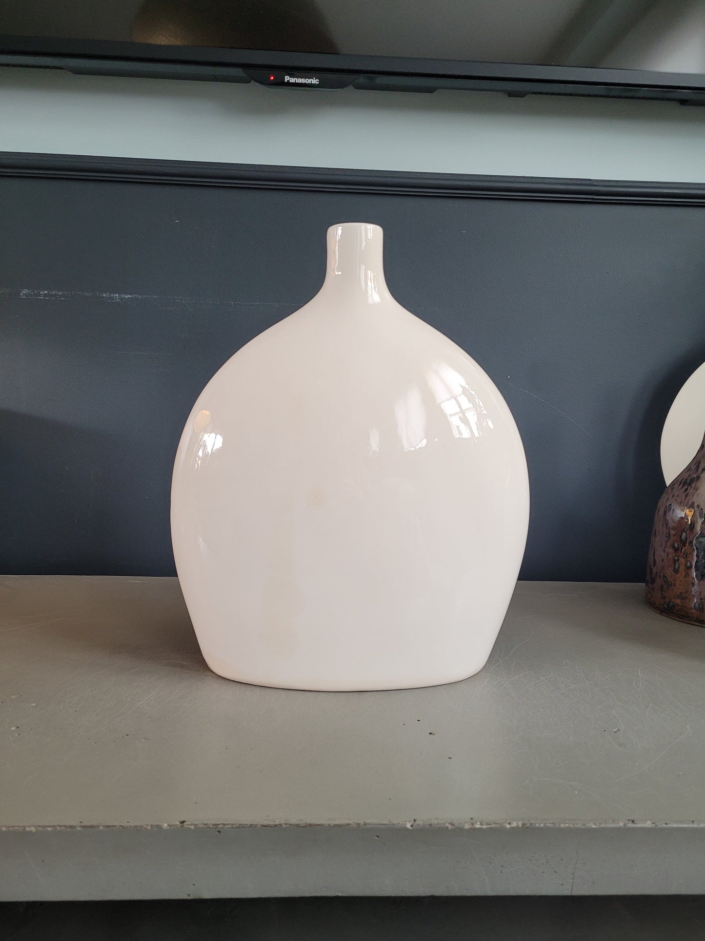 Grand vase lentille soliflore - Ref 325