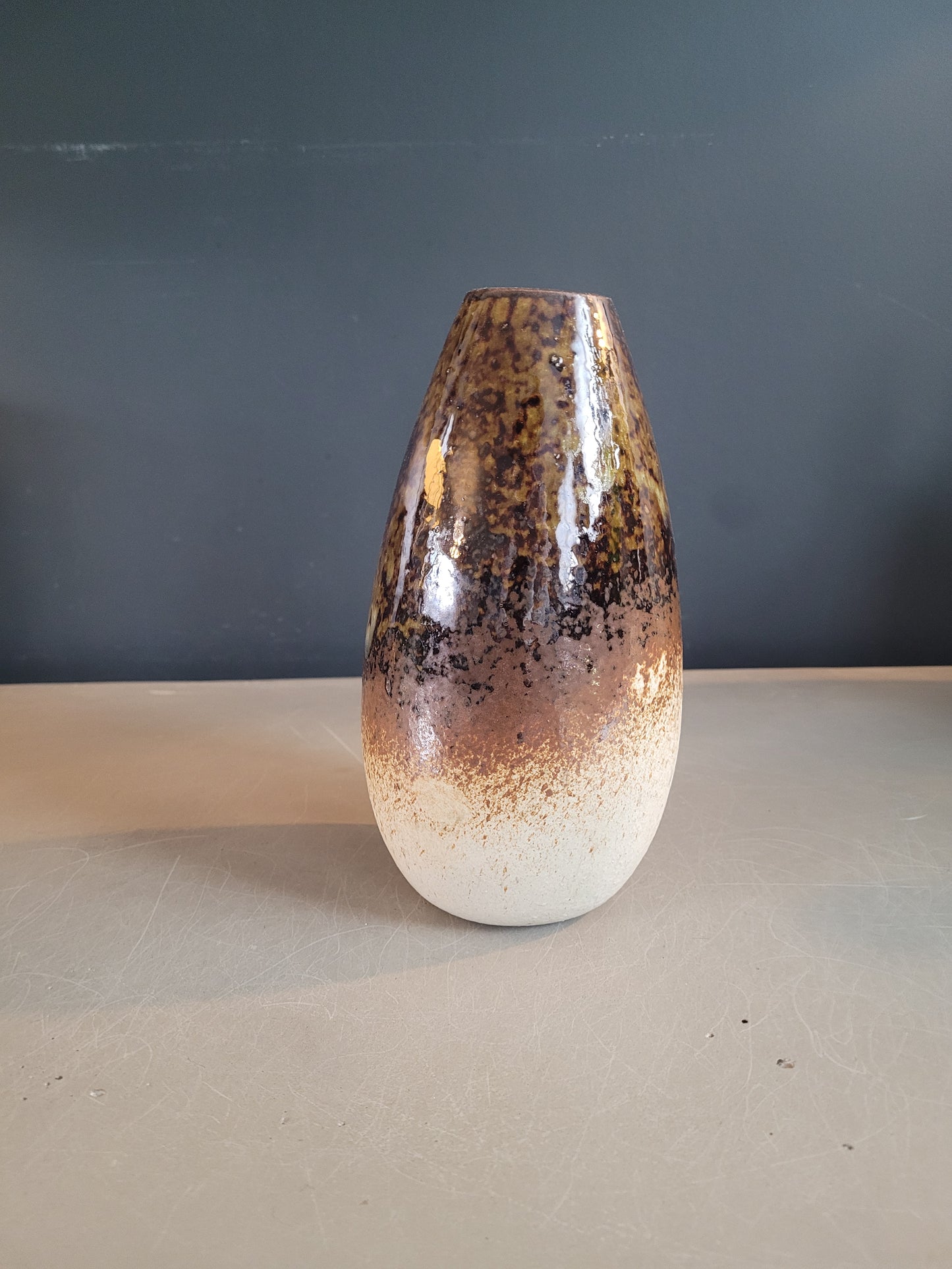 Vase vintage en céramique émaillée- Ref 527