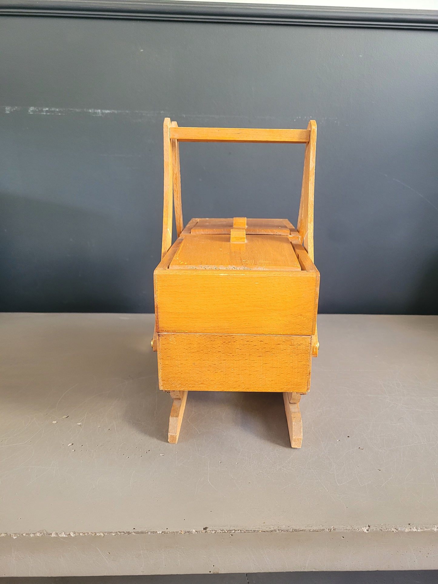 Travailleuse vintage en bois - Ref 605