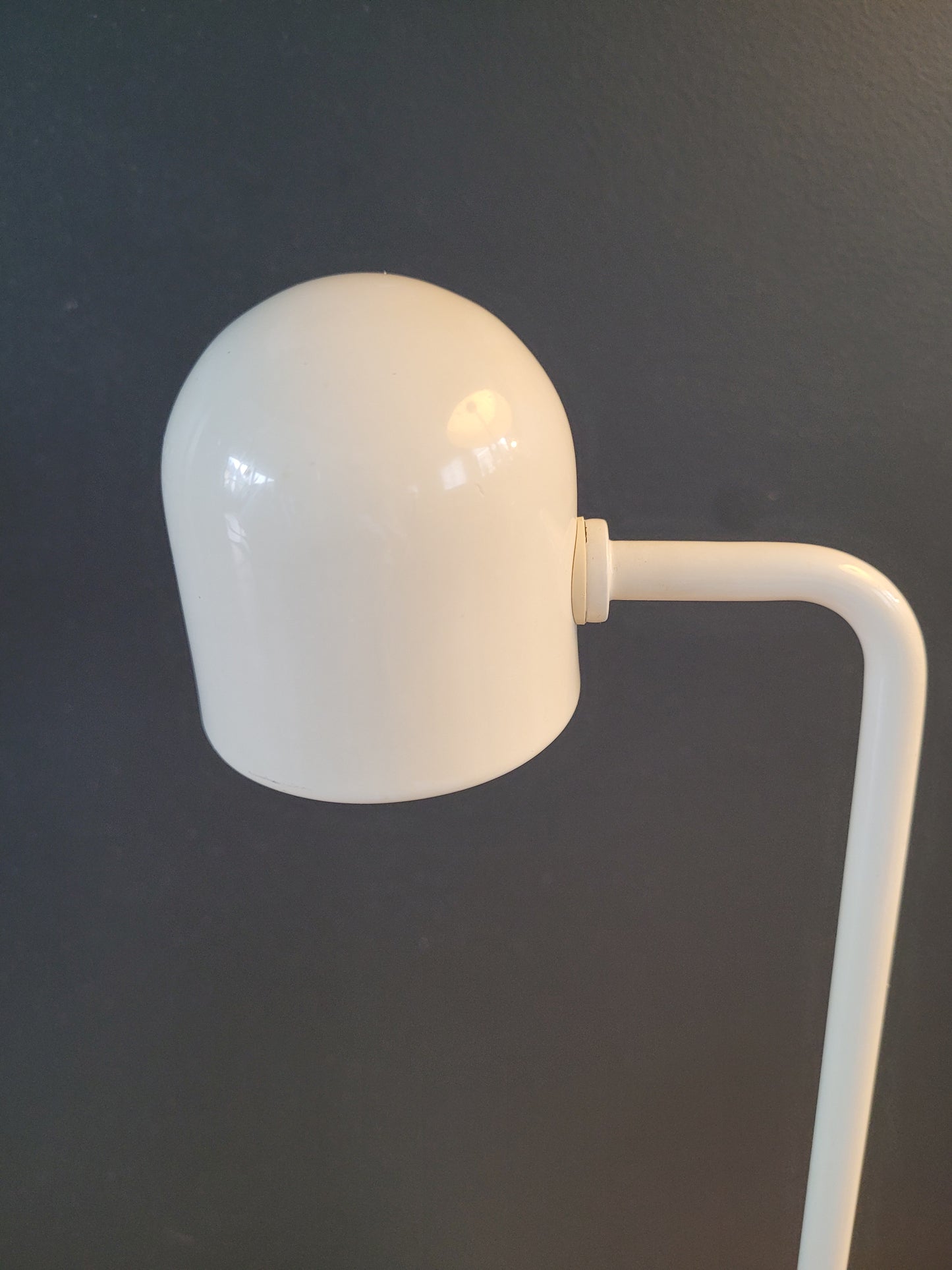 Lampe de bureau vintage articulée laquée blanc - Ref 281
