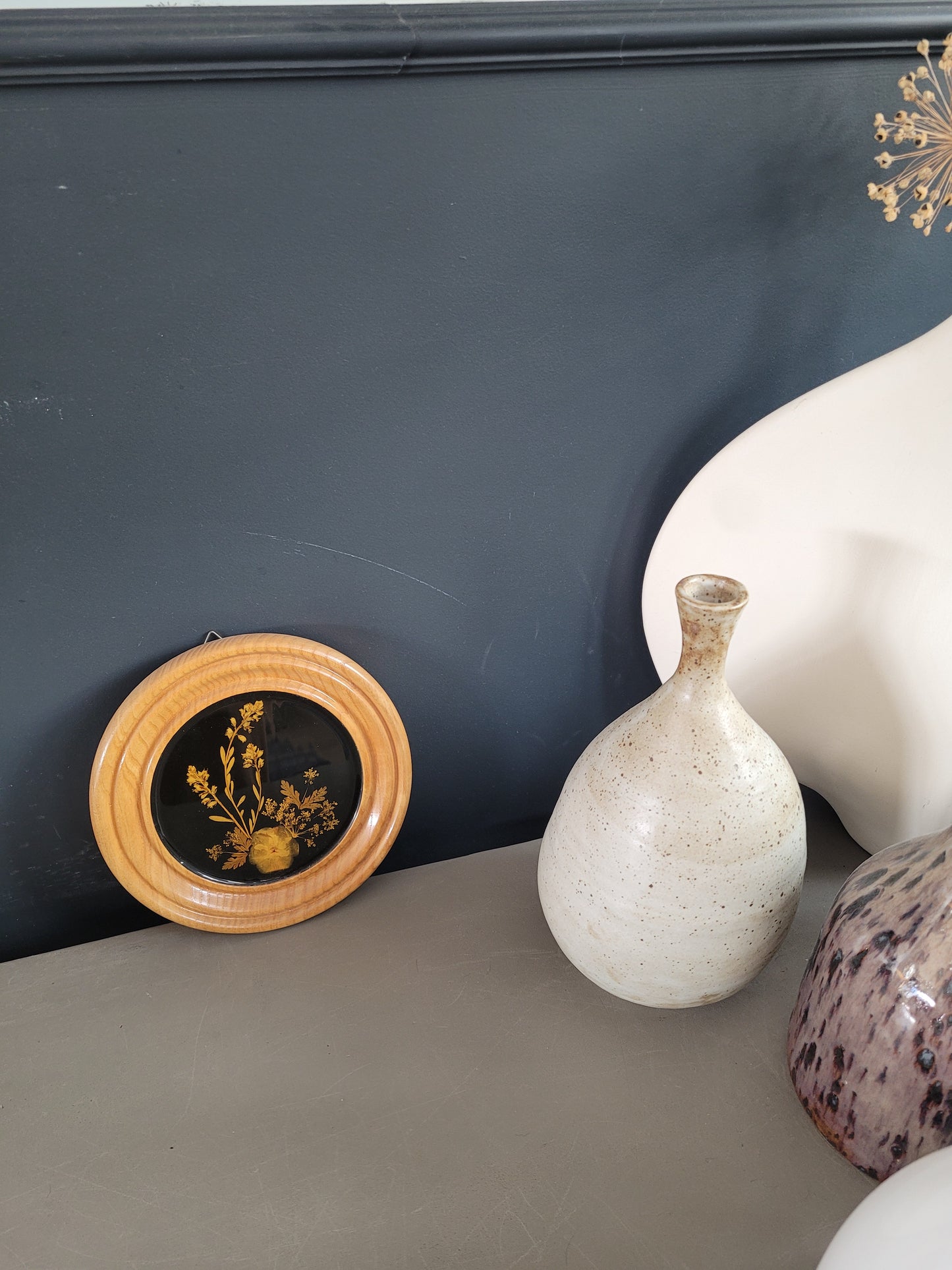 Composition florale encadrée - Ref 789