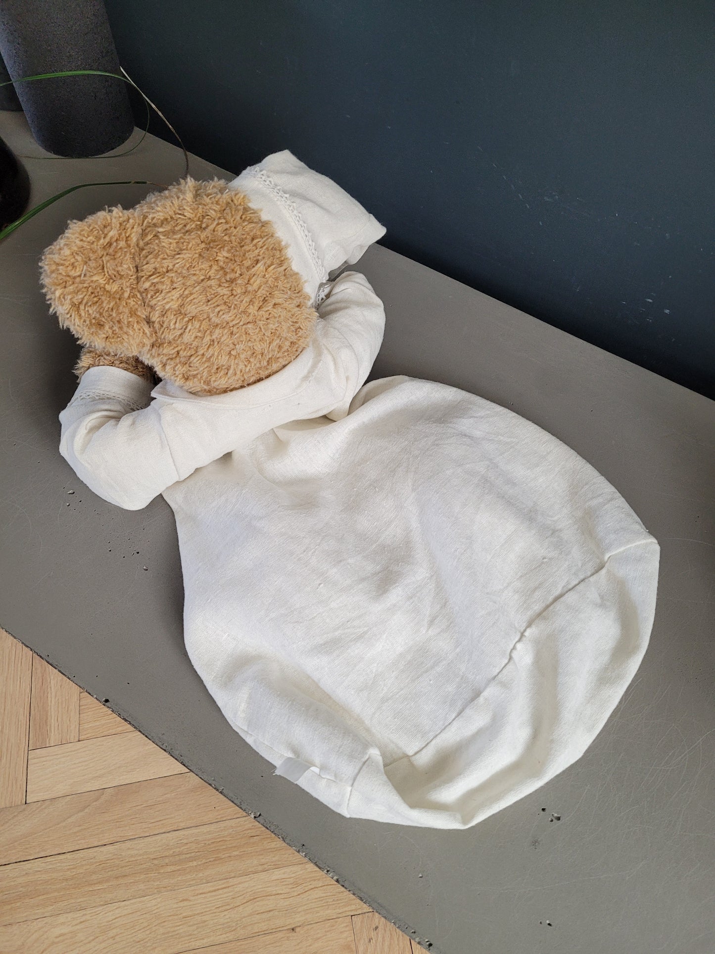 Porte pyjama nounours en lin La Galleria - Ref 326