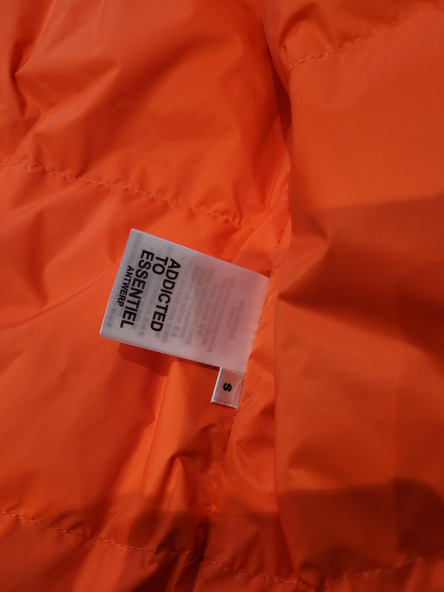 Manteau doudoune Essentiel Antwerp orange