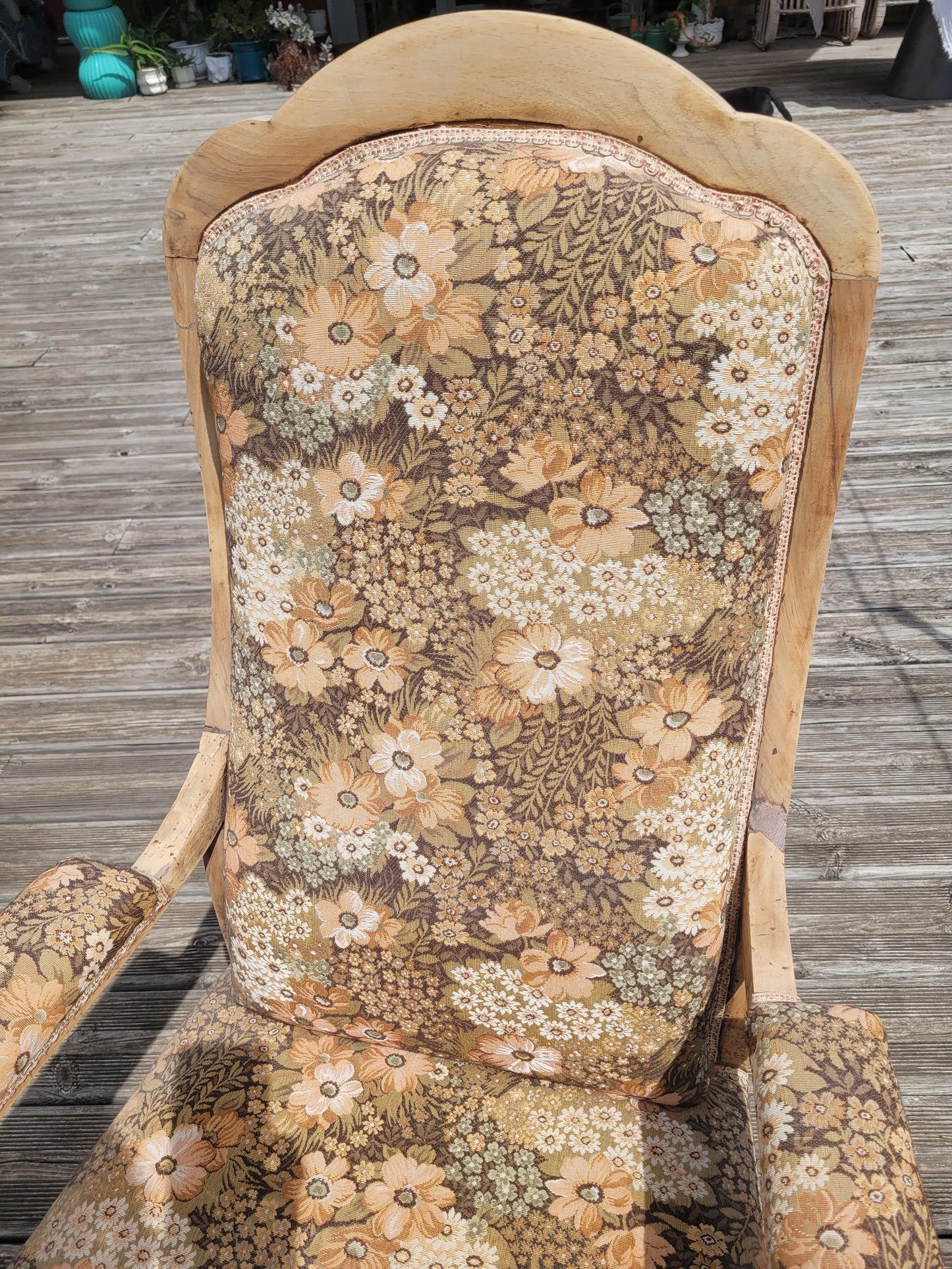 Fauteuil Voltaire ancien rénové- Ref 467