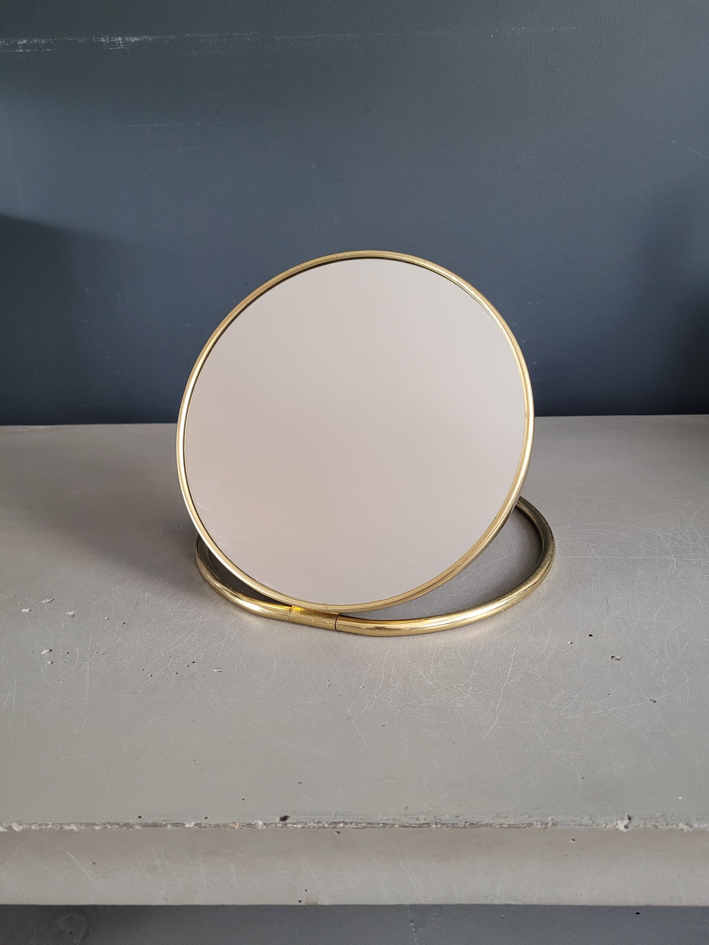 Miroir à poser inclinable en laiton - Ref 505