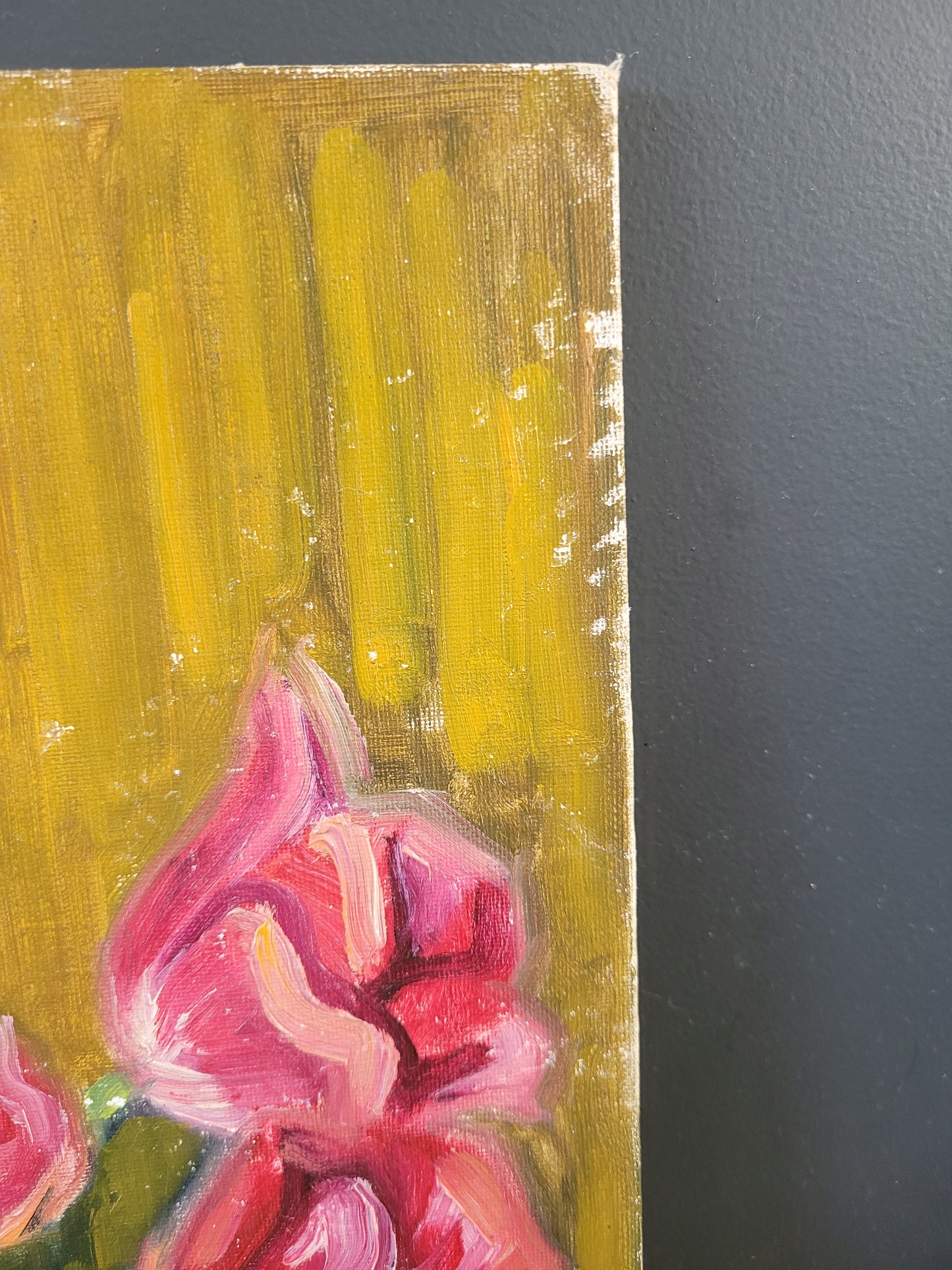 Huile sur toile bouquet signé A. Parisis - Ref 286