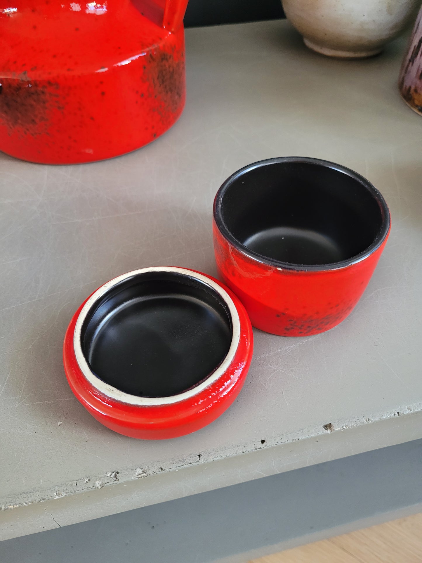 Service à café vintage 6 personnes complet - Ref 609