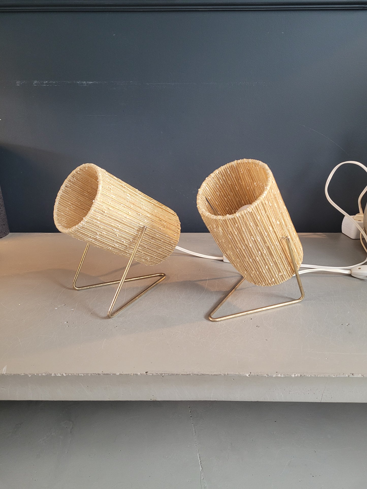 Paire de lampes orientables vintage - Ref 528