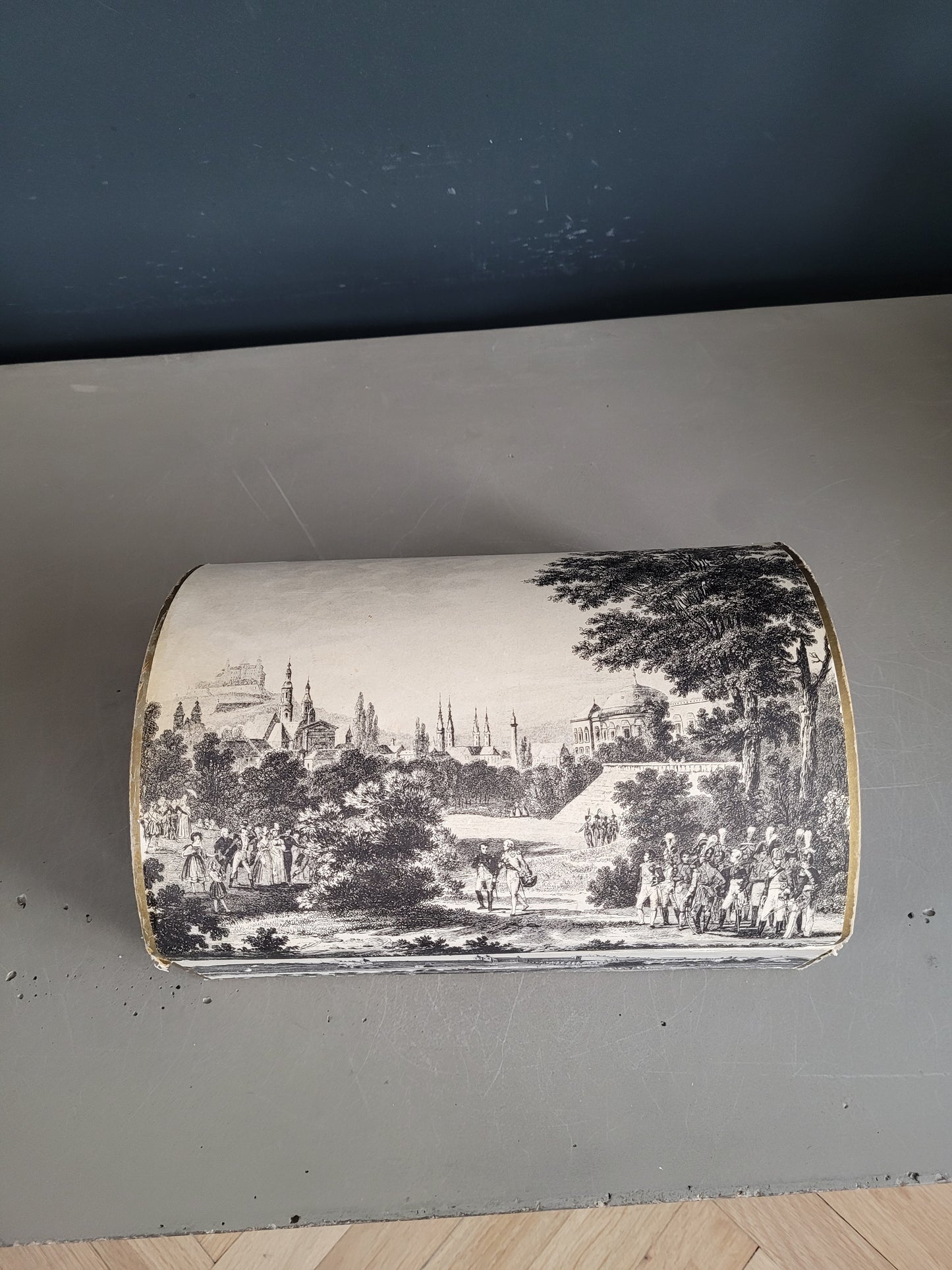 Boîte en carton tapissée - Coffret à Cognac Courvoisier - Ref 507