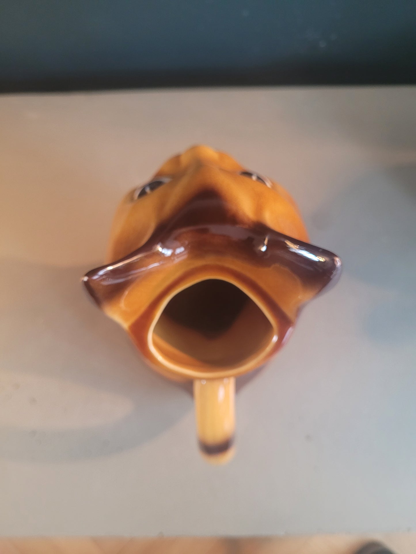 Pichet chat en céramique vintage - Ref 570