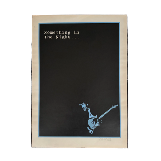 Affiche illustration vintage "Something in the night" signée et numérotée - Ref 1281