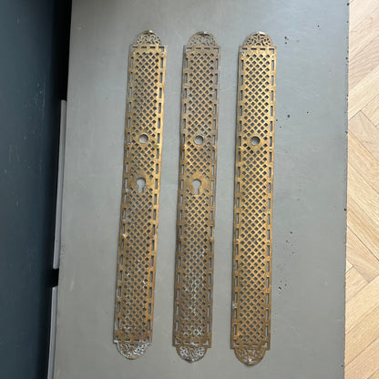 3 Plaques de propreté anciennes - 52cm - Ref 1337
