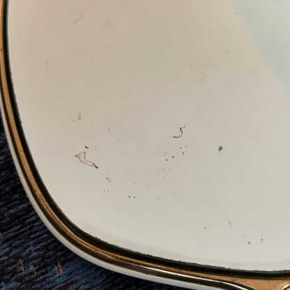 Miroir biseauté - face à main années 50 - Ref 1390