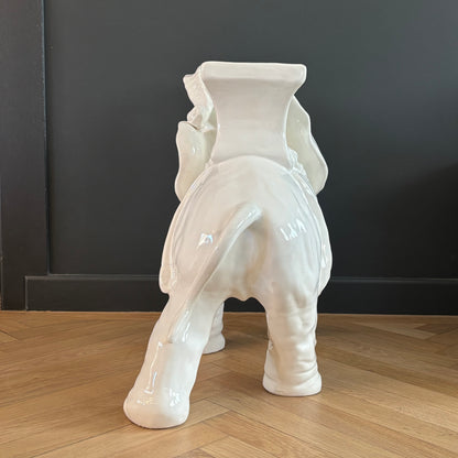 Cache-pot éléphant en céramique - Ref 1339