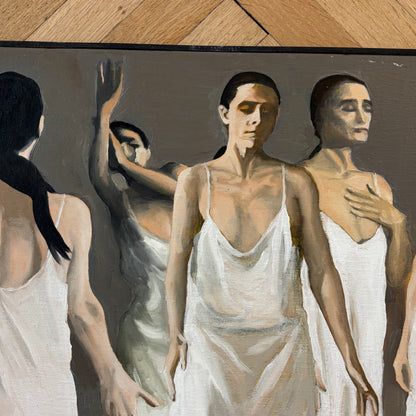 Tableau de Pina Bausch par J Van Hardind - 2003 - Huile sur toile - Ref 1336