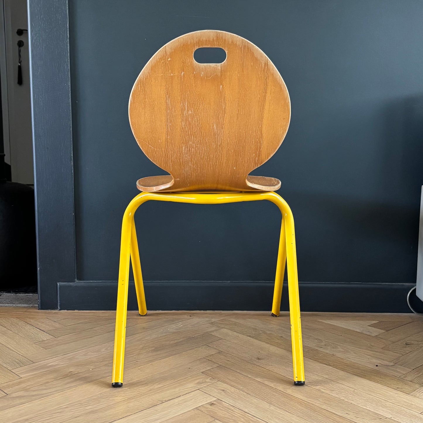 Chaise d’école enfant en lamellé-collé cintré - Ref 1239