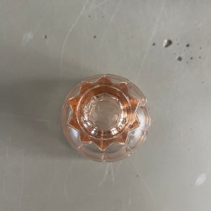 Service à liqueur en verre rosé - Ref 1067