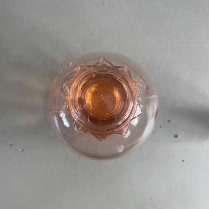 Service à liqueur en verre rosé - Ref 1067