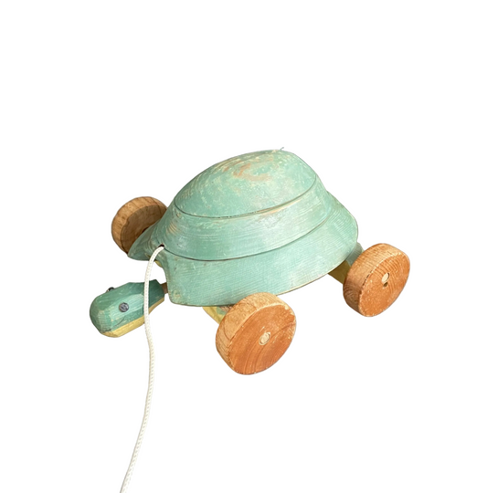 Jouet à tirer en bois tortue Longeville - Ref 1102