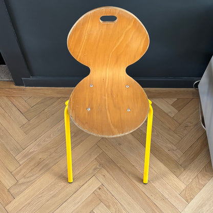 Chaise d’école enfant en lamellé-collé cintré - Ref 1239