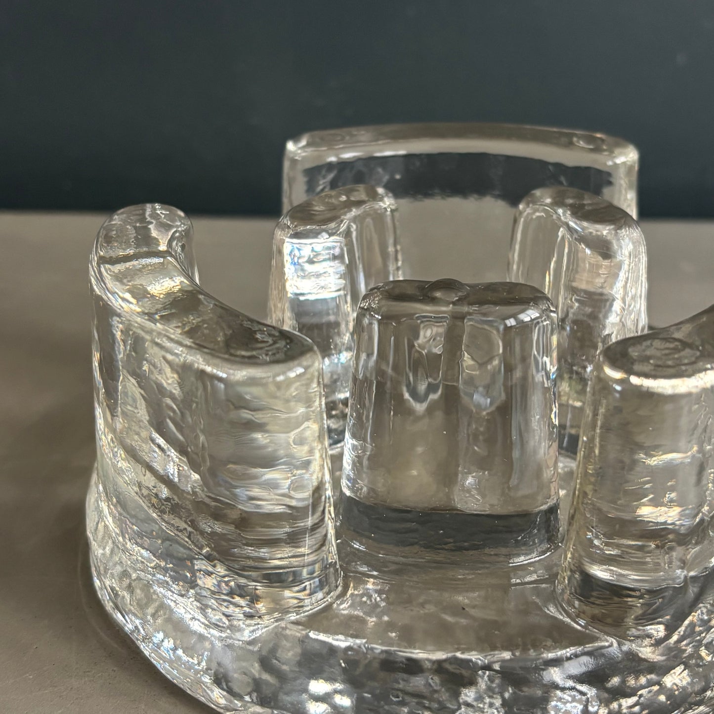 Chauffe-plat en verre moulé pressé - Ref 1256