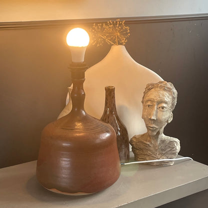 Pied de lampe vintage en céramique - Ref 1143