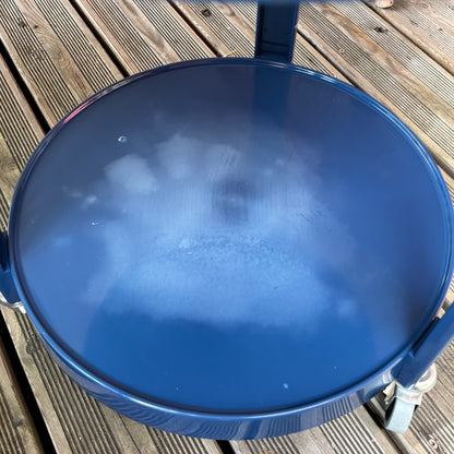Desserte roulante space-age bleu marine - Ref 1283