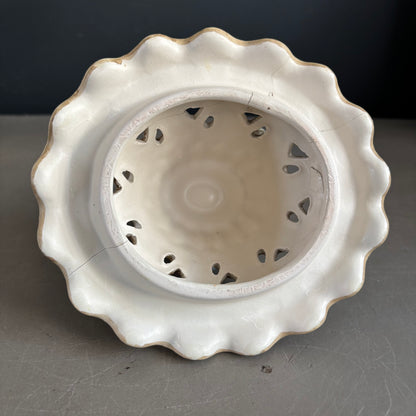 Grande verseuse en céramique et barbotine, Capodimonte, Italie, Années 50 - Ref 1295