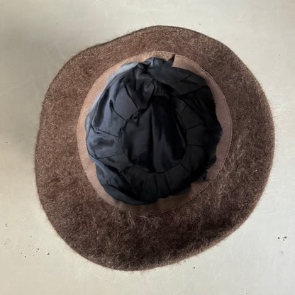 Chapeau en feutre mélusine brun - Taille S - Ref 1382