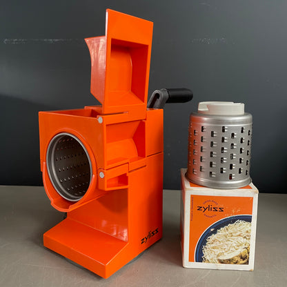Râpe à tambour vintage Zyliss orange - Ref 925