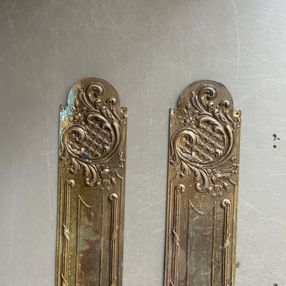 2 plaques de propreté anciennes - 53cm - Ref 1338