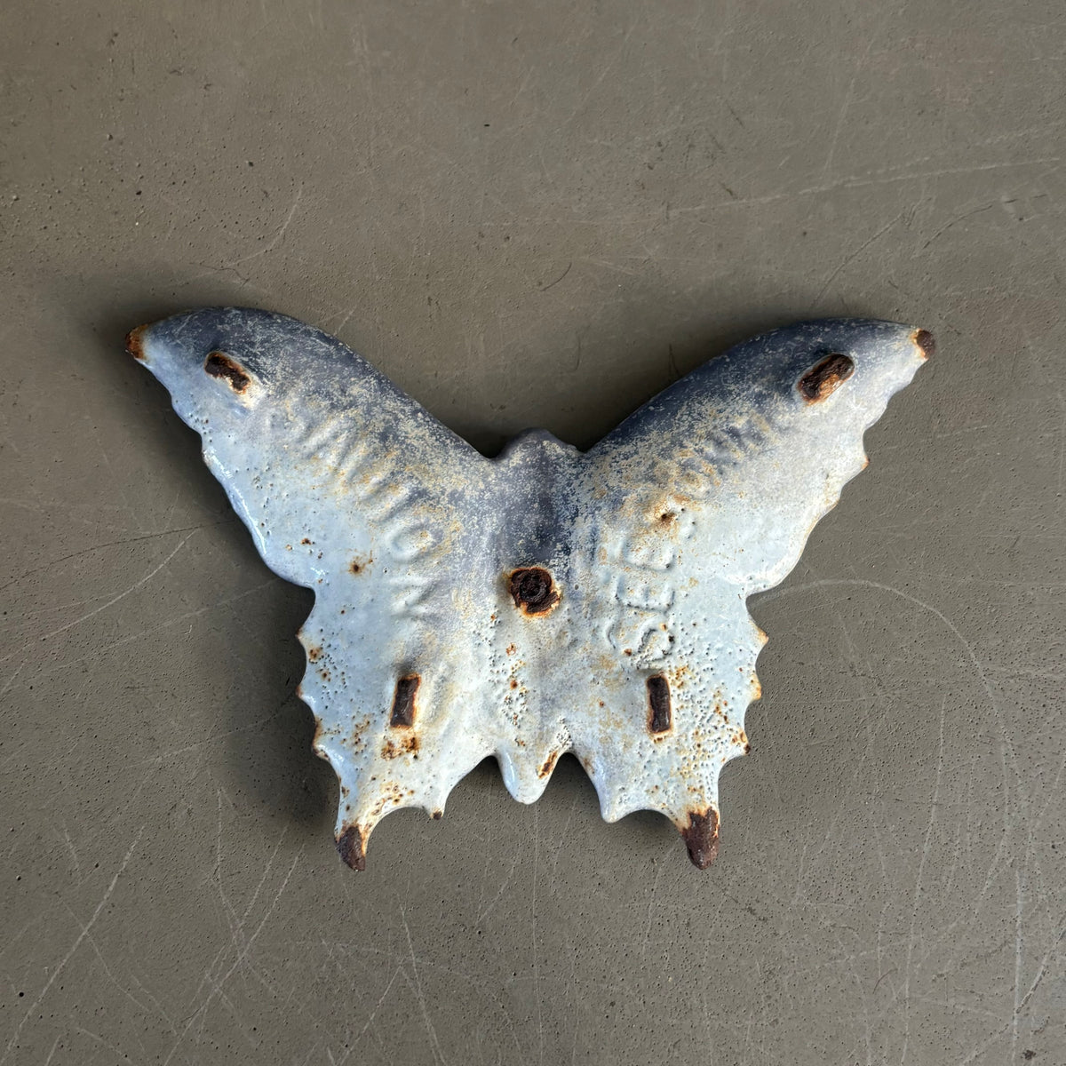 Papillon en tôle émaillée Sauton Seesornd - Ref 1317