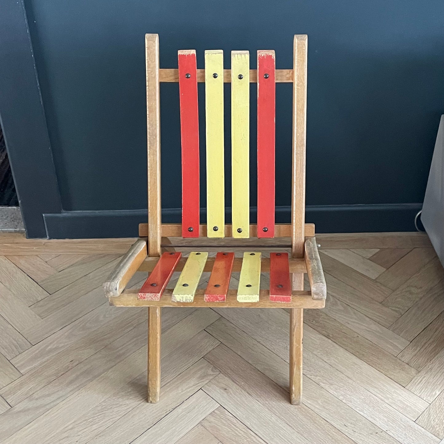 Chaise enfant pliante en bois - Ref 1094